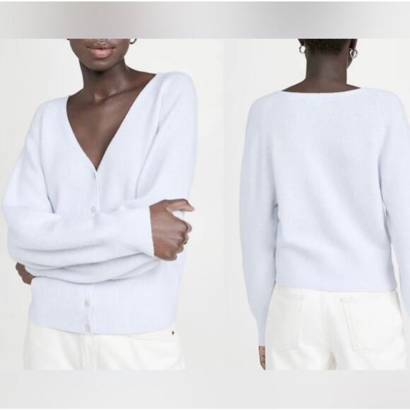 VINCE Raglan Cashmere Wool Blend Cardigan Sweater - Picture 10 of 10